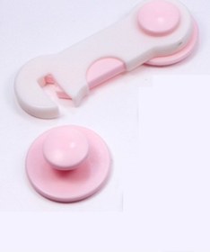 Resim Bebek Çocuk Güvenlik Dolap Çekmece Kilidi Güvenlik Seti-(Kapak Kilidi Pembe 1 Adet) Çok Renkli 