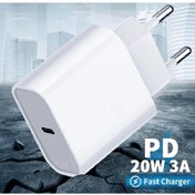 Resim ATAELEKTRONİK Iphone 11 12 13 Pro Max Uyumlu Type-c Girişli 20w Hızlı Adaptör Başlık Şarj 3000mah 9v 2a 12v 1.5a 