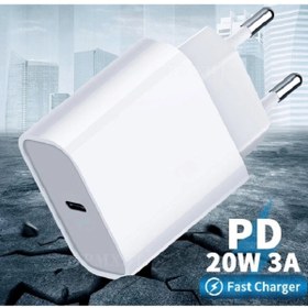 Resim ATAELEKTRONİK Iphone 11 12 13 Pro Max Uyumlu Type-c Girişli 20w Hızlı Adaptör Başlık Şarj 3000mah 9v 2a 12v 1.5a 