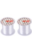 Resim Xin Yue Zhang Ξ Ny Ue Zhang 2x Takı Boncuk Konu 0.3mm Dia. Şeffaf Naylon Olta Makarası 17 Lbs (Yurt Dışından) 