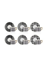 Resim Neva N3504 Venis 6 Kişilik Kahve Fincan Takımı 100 Ml 