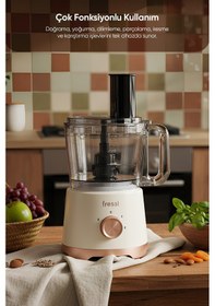 Resim Fressi FR-PBL02 1200 W Armonia Power Mutfak Robotu Salata Doğrayıcı Blender Seti 