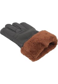Resim Erkek Deri Eldiven - Içi Peluşlu - Savex - Siyah - 137-F 
