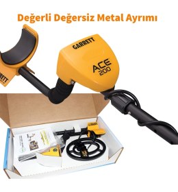 Resim Garrett Dedektör Ace 200I Ayrımlı Dedektör Yeni Versiyonlu 