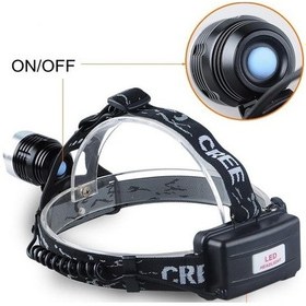 Resim Watton Wt-242 800 Lümen T6 Şarjlı Esnek Lastikli Kafa Feneri Siyah 