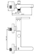 Resim GPD Banyo Bataryası Gildo Siyah Mbb165-s 