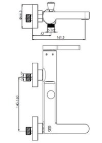 Resim GPD Banyo Bataryası Gildo Siyah Mbb165-s 