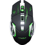 Resim Huahai S13 Şarj Edilebilir Kablosuz Fare Sessiz Ergonomik Oyun Fareleri 6 Anahtarlar Dizüstü Bilgisayar Için Rgb Arka Işığı 