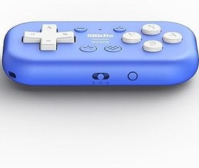 Resim 8Bitdo Micro Bluetooth Gamepad Pocket-sized Mini Controller for Switch, Android, and Raspberry Pi, Supports Keyboard Mode (Blue) 