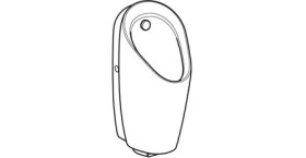 Resim Geberıt Pisuvar Komple Preda Entegre Kont. Elektrikli 116.072.00.1 