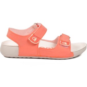 Resim United Colors Of Benetton Somon Cırtlı Hafif Kız Çocuk Sandalet BN-1419 F 
