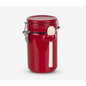 Resim Benante Kapaklı Kavanoz Kırmızı 17.5 CM 