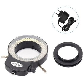 Resim Ranyeek Stereo Mikroskop Işığı, 144 Led'li, Aydınlatma Ayarlanabilir, Kameralar İçin Uyumlu, Siyah Mıc-209-144 