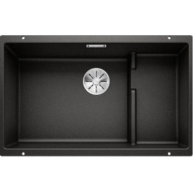 Resim Blanco Sublıne 700 U Level Eviye. Siyah . Mida Siyah Eviye Seti 