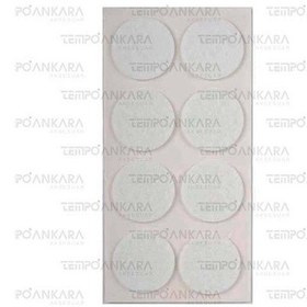 Resim Pacific Beyaz Yapışkanlı Keçe Ø 50mm 