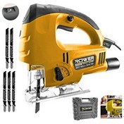 Resim Rowermax RWRX-2071S Lazerli Pandüllü Açı Ayarlı Kademeli 650 W Dekupaj Testere ve 5 Bıçak 