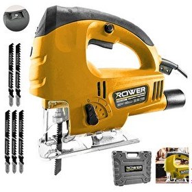 Resim Rowermax RWRX-2071S Lazerli Pandüllü Açı Ayarlı Kademeli 650 W Dekupaj Testere ve 5 Bıçak 