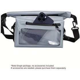 Resim Maxaccess Su Geçirmez Çok Amaçlı Kuru Çanta - Gri Ekran Dokunmatik Sırt Çantası Yürüyüş Kamp Gri 