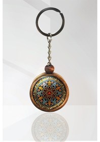 Resim Mandala Ahşap Anahtarlık Tek Ebat N11.3280 