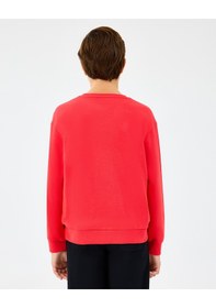 Resim Skechers B Crewneck Sweatshirt Büyük Erkek Çocuk Kırmızı Sweatshirt Sk2520017-3449 Kırmızı 