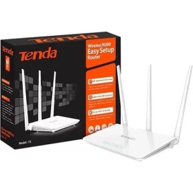 Resim SHC4200 Tenda F3 4 Port 300 Mbps 3 Antenli Access Point Router 