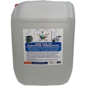 Resim Dtx Kimya Ağır Yağ Sökücü Radyatör Temizleme Sıvısı 1/5 Konsantre 5 Litre 
