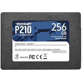 Resim Patriot 256GB P210 Sata 3.0 500-400MB/s 7mm 2.5" Flash SSD 