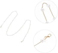 Resim UKCOCO 5adet Kadınlar Için İnce Tasarımlı Anti-kayma Gözlük Ve Kulaklık Askısı Moda Takı Günlük Kullanım Için Şık Zincir Dış Mekan Aktiviteleri Için Uygun 