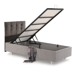 Resim Azrayatakmobilya Tek Kişilik Baza+Başlik (543897270) 