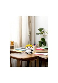 Resim Şapkalı Kawaii Sevimli Panda Fotoğraf Ve Not Tutucu - Ofis Masa Not Tutacağı Sarı 