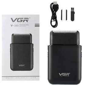 Resim Vgr-390 Tıraş Makinesi Elektrikli Tıraş Makinesi Taşınabilir Tıraş Makinesi Su 390black-with Box Diğer 
