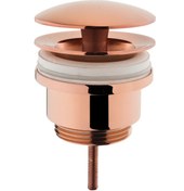 Resim VitrA Origin Classic A4514829 Lavabo Yuvarlak Süzgeci Universal (SABİT), Soft Bakır 