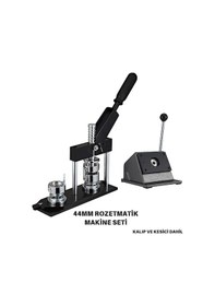 Resim 44mm Manuel Buton Makinası Seti Vg44mbmst 