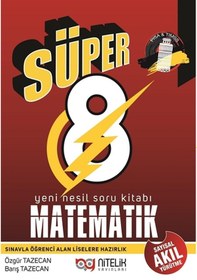 Resim Nitelik Yayınları 8. Sınıf Yeni Nesil Süper Matematik Soru Kitabı 