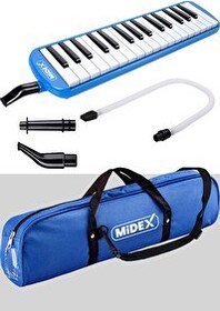 Resim Midex ML-32BL Mavi 32 Tuşlu Melodika Seti 