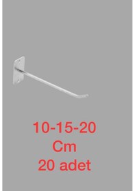 Resim Aferafsistemleri Duvara Monte Kanca, Suntaya Vidalanan Kanca (20 Li Paket) 