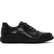Resim Derimod Erkek Siyah Deri Sneaker 