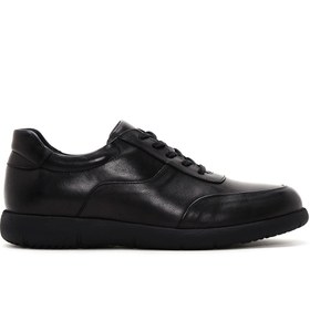 Resim Derimod Erkek Siyah Deri Sneaker 