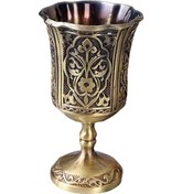 Resim Rönesans Kadehi Kadehi Vintage Komünyon Kadehi, Ev Dekorasyonu Ve Hediyeler İçin Ortaçağ Çinko Alaşımlı Kadehi Fmy 