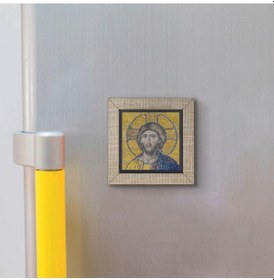 Resim Ayasofya- Hz. İsa Mozaiği Baskılı Mdf Magnet 7x7 41 