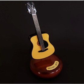 Resim Kurmalı Gitar Müzik Kutusu - 