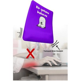 Resim Mouse Pad Bilek Destekli Bir Yolunu Bulucaz Mousepad 
