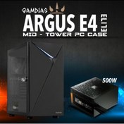 Resim GAMDIAS ARGUS E4 Elite, Tempered Glass, ARGB, 500W, GAMING KASA Diger