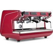 Resim Horecamark Nuova Simonelli Appia Life Tall Cup Tam Otomatik Espresso Kahve Makinesi 2 Gruplu Kırmızı 