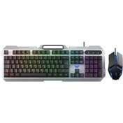 Resim Aula F2023 Gaming Türkçe Q Rainbow Membran 2400dpl Oyuncu Klavye Mouse Set Optik 
