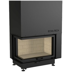 Resim Echa Tech Asansörlü Çelik Köşe Şömine Haznesi Sol Açık 90 