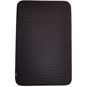 Resim Cattie Altıgen Model Kum Toplayıcı Fonksiyonel Kedi Paspası Large Siyah 50x75 Cm 