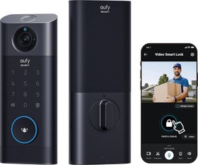 Resim Eufy Security Videosu S330 Akıllı Kilit, Kapı Zili - Parmak İzli Anahtarsız Giriş 