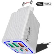 Resim İphone Uyumlu 15 Pro/android Telefonlar İçin Mini 50w Pd Hızlı Şarj Küpü - Cep Kr White 02 