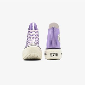 Resim Converse Chuck Taylor All Star Lift Double Stack Unisex Mor Sneaker A15163c Mor 